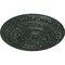 Ekena Millwork Artis Ceiling Medallion (Fits Canopies up to 6 7/8"), 15 3/4"OD x 1 3/8"P, Painted Turtle Crackle CM15ARPTC - alternate 3